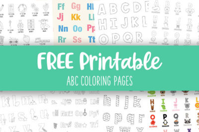 Printable ABC Coloring Pages Feature Image