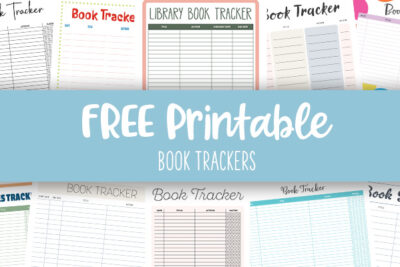 Printable Book Trackers Feature Image