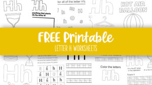 Letter H Worksheets - 50 FREE Printables - PrintaBulk