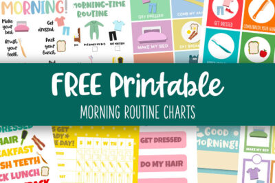 Printable Morning Routine Charts Feature Image