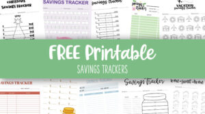 Savings Trackers - 27 FREE Printables - PrintaBulk