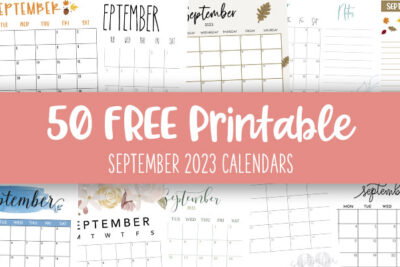 Printable September 2023 Calendars Feature Image