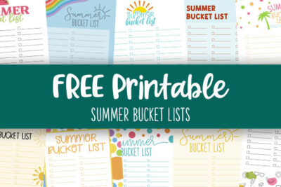 Printable Summer Bucket Lists Feature Image