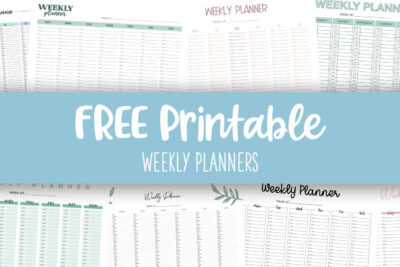 Printable Weekly Planners Feature Image