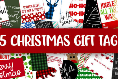 Printable Christmas Gift Tags Feature Image