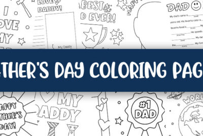 Printable Fathers Day Coloring Pages Feature Image