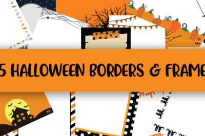 Printable Halloween Borders and Frames Feature Image