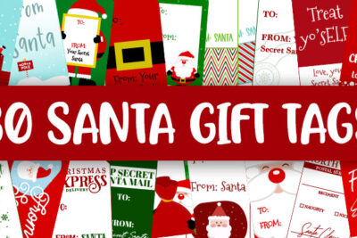 Printable Santa Gift Tags Feature Image