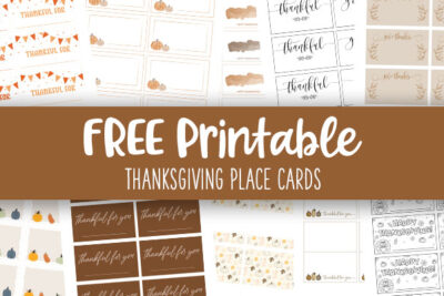 Printable Thanksgiving Place Cards Feature Image