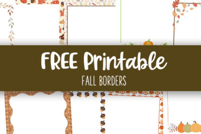 Printable Fall Borders Feature Image