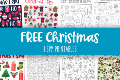 Christmas I Spy Printables Feature Image