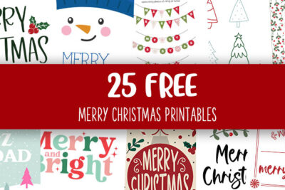 Merry Christmas Printables Feature Image