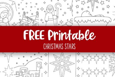Printable Christmas Stars Feature Image