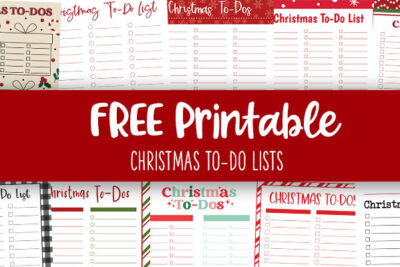 Printable Christmas To Do Lists Feature Image