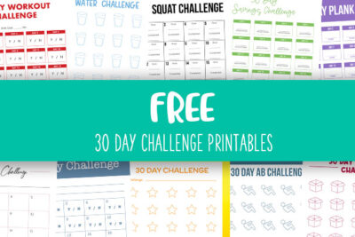 30 Day Challenge Printables Feature Image