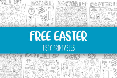 Easter I Spy Printables Feature Image