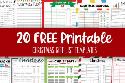 Printable Christmas Gift List Templates Feature Image