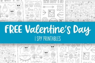 Valentines Day I Spy Printables Feature Image