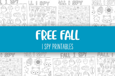 Fall I Spy Printables Feature Image