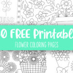 Flower Coloring Pages - 50 FREE Printable Pages