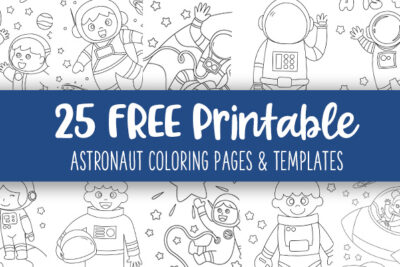 Printable Astronaut Coloring Pages And Templates Feature Image