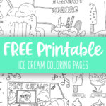 Ice Cream Coloring Pages - 26 Printable Pages