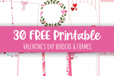 Printable Valentines Day Borders And Frames Feature Image