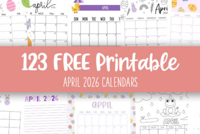 Printable April 2026 Calendars Feature Image