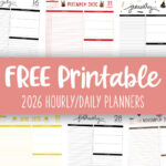 2026 Hourly/Daily Planners - All 365 Days