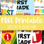 First Day of School Signs For 2026/27 - 300+ FREE Printables