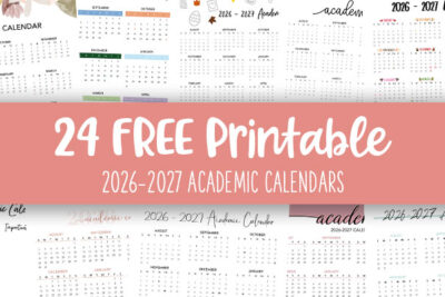 Printable 2026 2027 Academic Calendars Feature Image