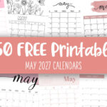 May 2027 Calendars - 150 FREE Printables