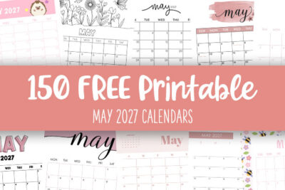 Printable May 2027 Calendars Feature Image