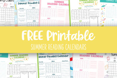 Printable Summer Reading Calendars Feature Image