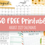 August 2027 Calendars - 150 FREE Printables